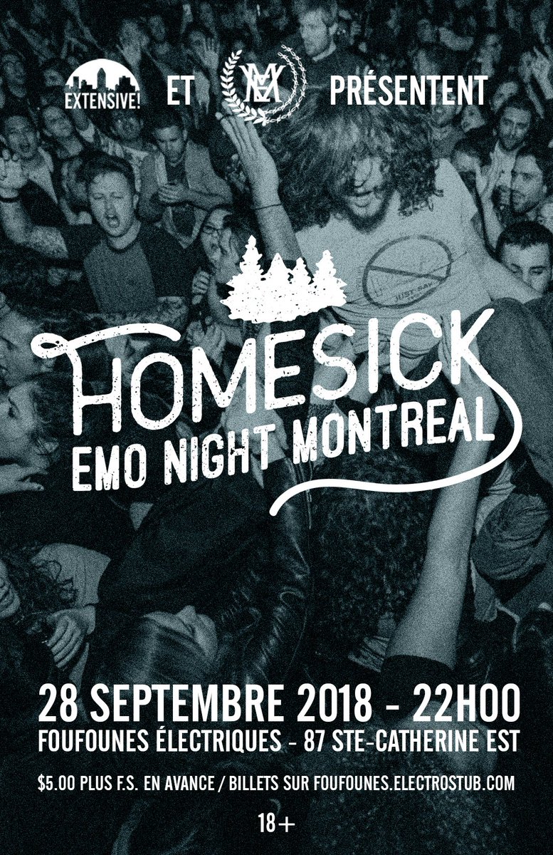 emonightmTL's tweet image. ICYM: We're back at @foufouneselectriques on Friday, September 28th! $5 tickets on sale soon.