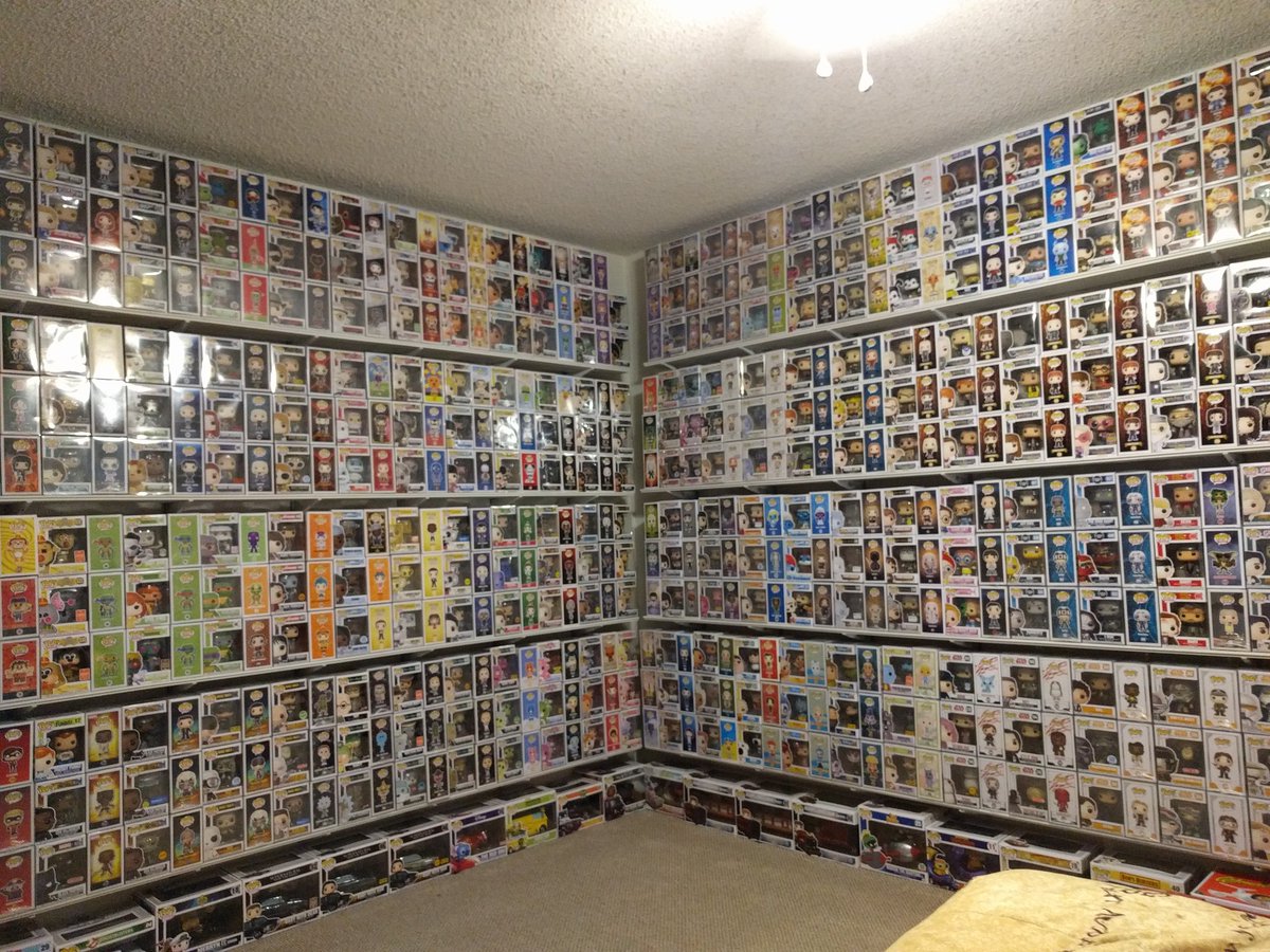 1000thghostauto's tweet photo. Newest pop wall!!! @OriginalFunko #funko #popwall @DisplayGeek @FunkoPopHunters @gemr https://t.co/QAQUp4b4za