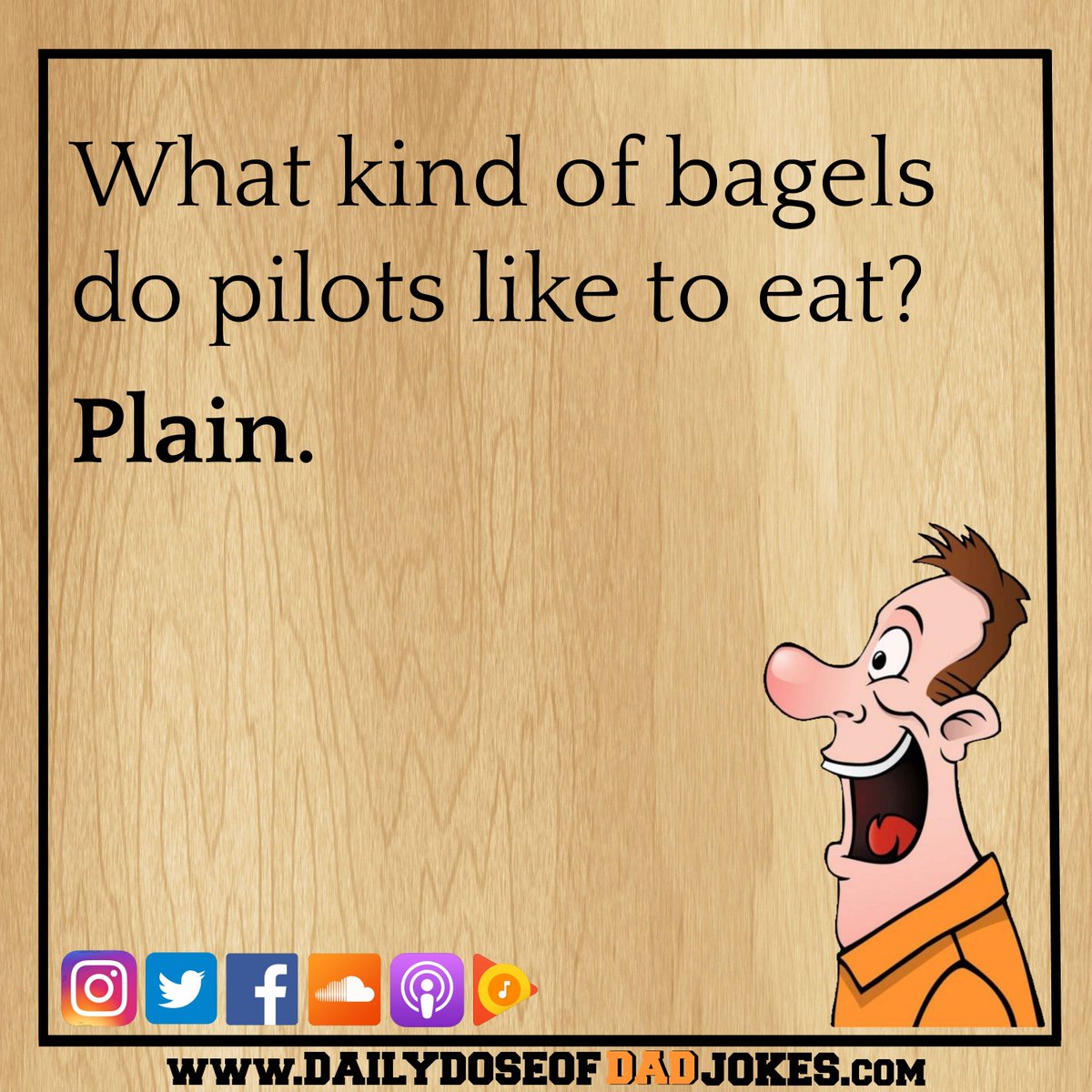 🥁 #dadjokes #meme #memes #funnymemes #dailyjoke #dailymemes #dadjoke #joke  #pun #puns #punjokes #funnyjokes #funnyjoke #humor #bagel #creamcheese  #plane #pilot #plane #airplane #aeroplane #delta #united #emirates #trump  #dailydoseofdadjokes, image size:1200x1200