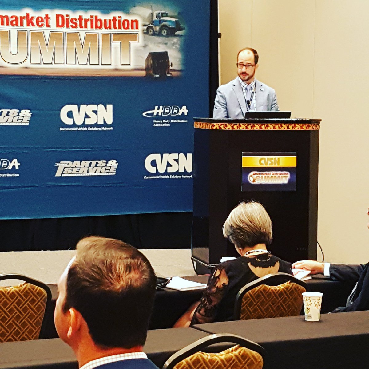 Ian Johnston (Harman HVS) presentation on HDAW 2018/2019. Connecting to the Future. #CVSNSUMMIT2018 #aftermarket #HeavyDuty