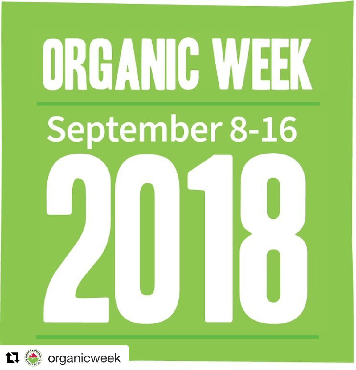 Beautiful morning everybody! This week it’s organic week 🌱🐝🌻. Let’s all celebrate #organic #food!  #organicweek  tell us all about organic food and farm in Canada!