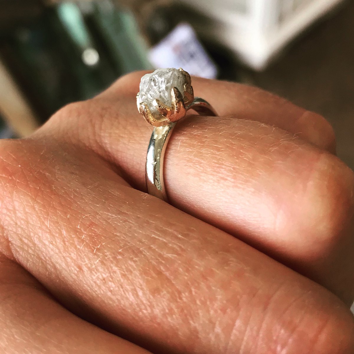 Raw beauty from the collection A Bit of Rough 💫 💕raw diamonds 💍