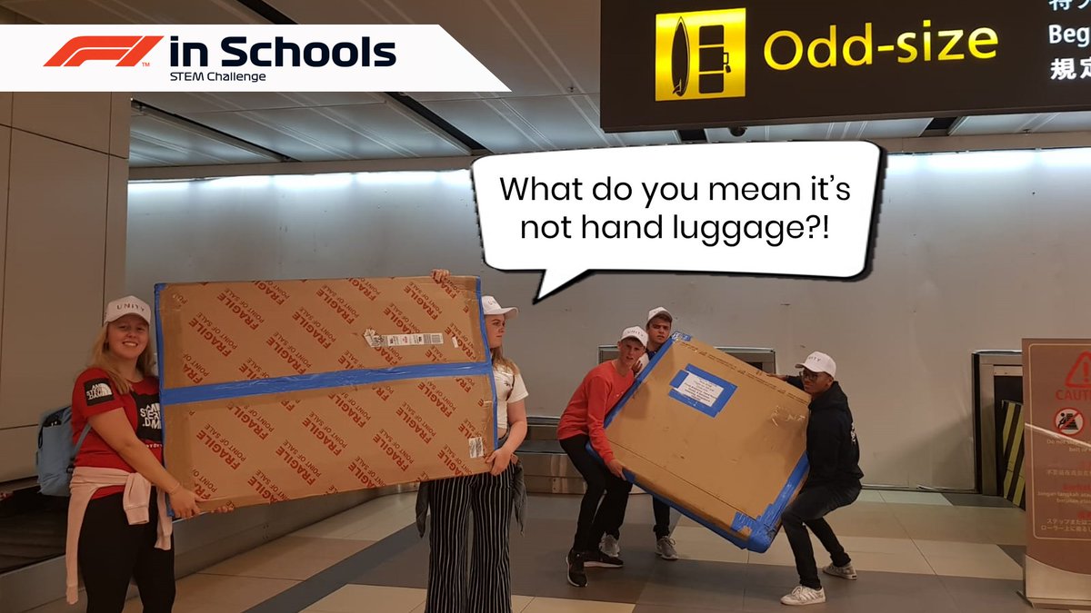 Unity (@unity_gb) on Twitter photo What do you mean it's not hand luggage?! π€π
#F1SWFMoment #RacingInSingapore #F1SWF #f1inschools #unitygb <a href="/suttonimages/">suttonimages</a> What do you mean it's not hand luggage?! π€π
#F1SWFMoment #RacingInSingapore #F1SWF #f1inschools #unitygb <a href="/suttonimages/">suttonimages</a>