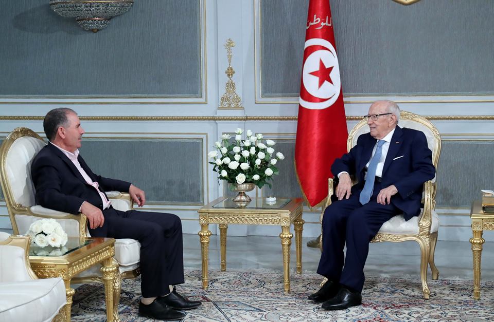 للمرة الثانية في اقل من أسبوع #السبسي يستقبل نور الدين #الطبوبي..