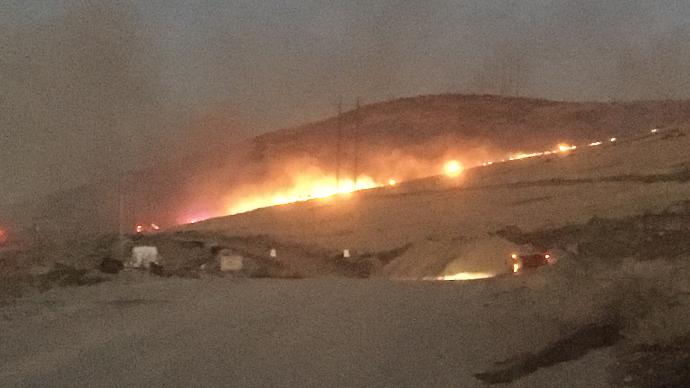 KOLO8's tweet image. .@StoreyCounty says the #ArcFire burning east of Sparks has been fully contained at 1400 acres. It was human-caused but accidental: kolotv.com/a?a=492776301