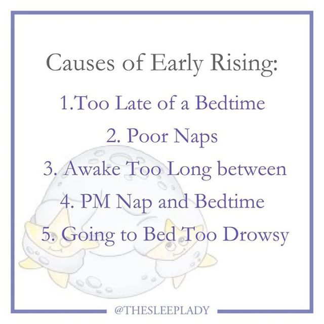 Be sure that you are adjusting your child’s schedule — including moving to an earlier bedtime if necessary — to fit with their wake-up time so that you don’t end up with an overtired baby at bedtime.
😢
Changing the pattern of early rising is not easy… ift.tt/2x37vxq
