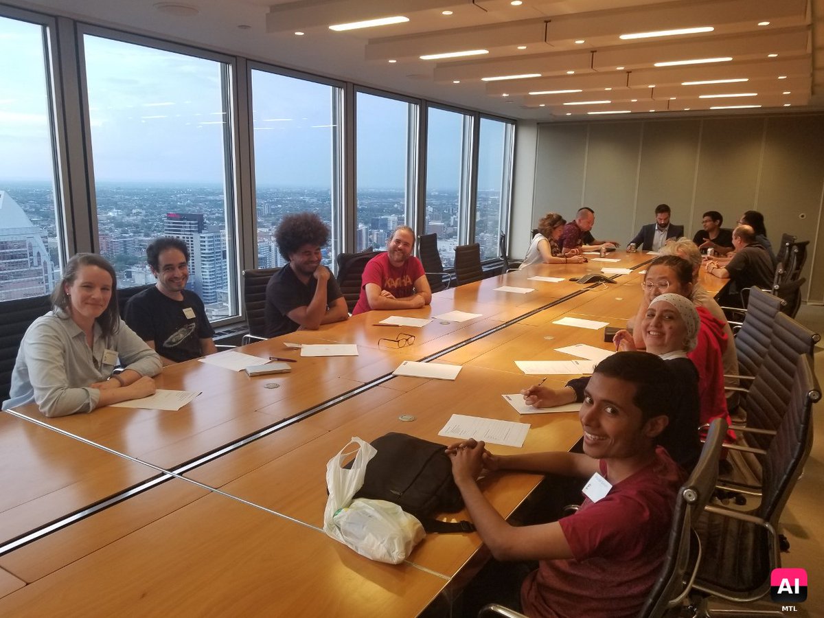 AIMTLHub's tweet photo. Thanks to everyone who participated to our second meetup event last week hosted at @Dentons and sponsored by our friends at @IVADO_Qc #AI #Montreal See more images at https://t.co/sa90NjsqCX https://t.co/w8t3VTMQ0k