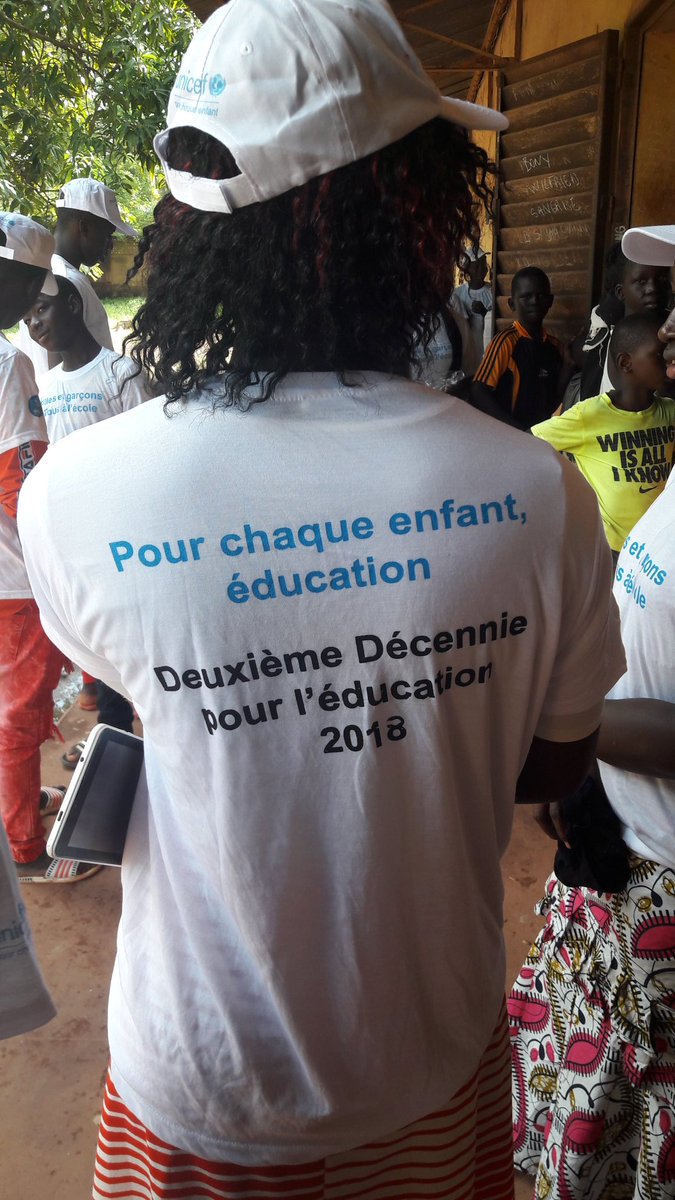 Ndiagaseck's tweet photo. From #Child2Child to #SecondDecade. @unicefmali uses youth to collect data of child ambassdors work #ForEveryChild #Education @unicefmali @UNICEFC4D https://t.co/QKFkiALD8a