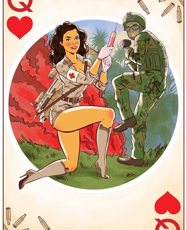 tarrusov's tweet photo. I did a lot of drawings for that cool project on Kickstarter! Check it out! Just type in google UsMilPin @usmilpin
https://t.co/7oVBXUGgI1
#armypinup #usmilitary #militarypinup https://t.co/xaRQw7hJbU https://t.co/o076rp2ueI