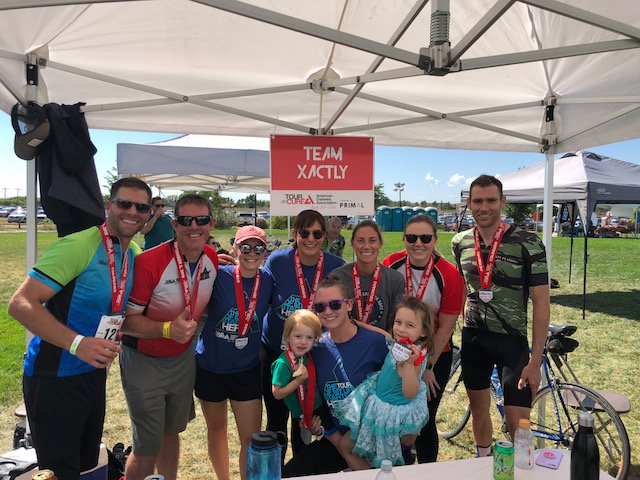 XactlyOne's tweet photo. The #Xactly #Denver Tour de Cure Team had a great turn out this past weekend and raised nearly $5,000 to help fight Diabetes. Congratulations to all who participated, and donated to this important cause. #XactlyLovesMe #XactlyOneFoundation https://t.co/9VXRaM1Py7