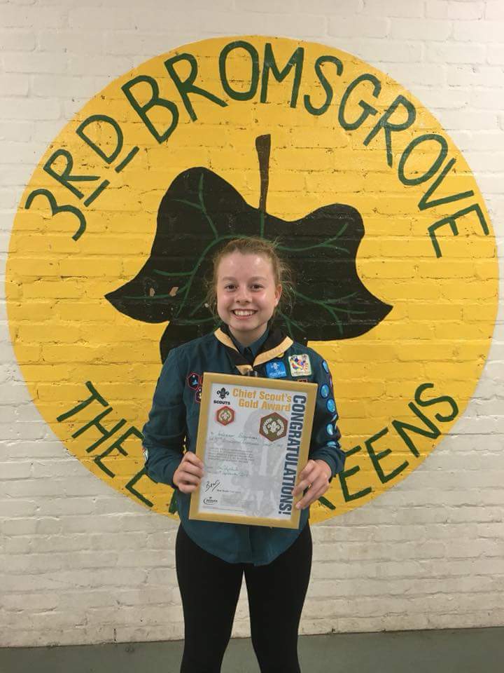 EvergreenScouts's tweet photo. The latest GOLD - 2 days short of getting her 2nd Birthday badge. Eleanor gets GOLD!! https://t.co/T48lEIOmBG