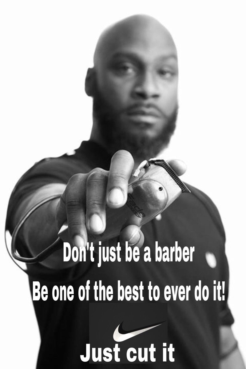 StephenHeard8's tweet photo. Become a Legend #Nike @Nike #justcutit #Qdabarberinsc #Qdabarber #Qcuts #celebrityzbarbershop #barber #barbershoplife #clipperguru #seniormaster #thebarberchannel https://t.co/VsMNZ0lyy4