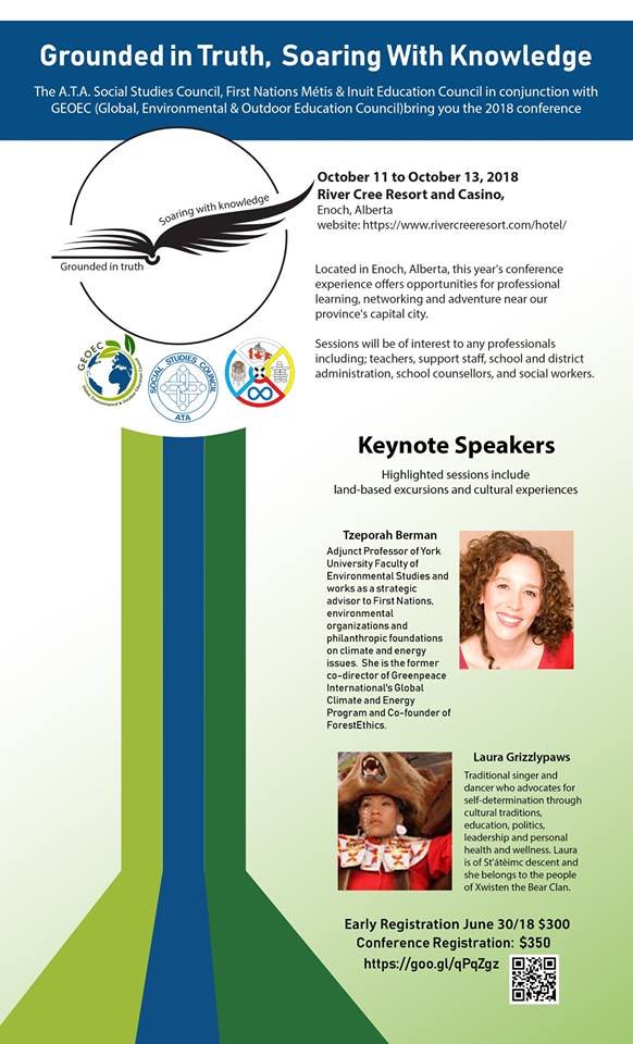 Alberta Teachers Association Event features paid pipeline obstructionist Tzeporah Berman as a keynote speaker.
This person celebrates when our jobs are displaced to other countries with inferior environments standards.
Think about that. #AbLeg #AbPoli
https://fnmiec.atapd.ca/initiative/soaring-with-knowledge-annual-conference-2018 …