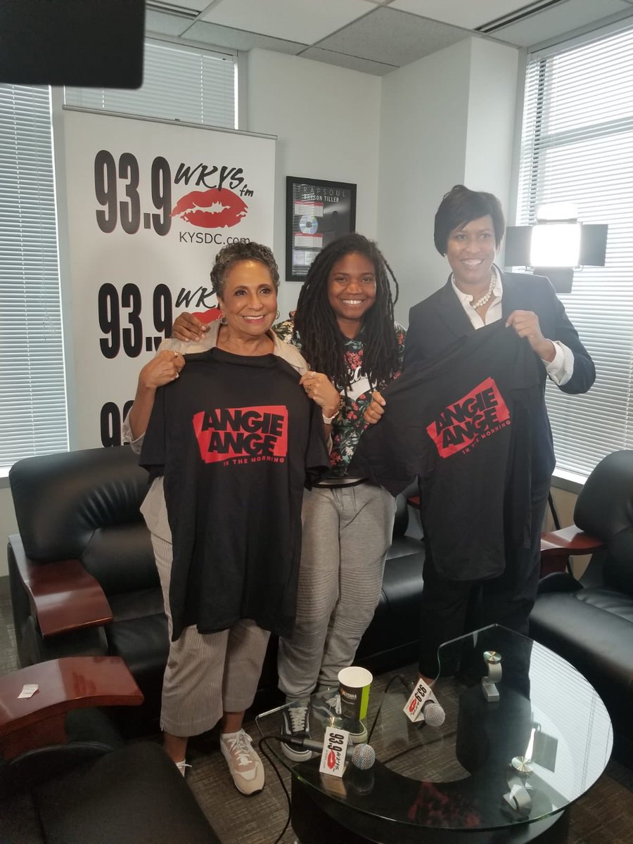 MayorBowser's tweet photo. Full day of media tours with the  incomparable Cathy Hughes! Thank you for supporting the health of the District’s mothers and babies. 

We can’t wait for you and @RadioOne_inc to join us for the Maternal and Infant Health Summit as our media partner! See you Wednesday. https://t.co/zHXmbPavFV