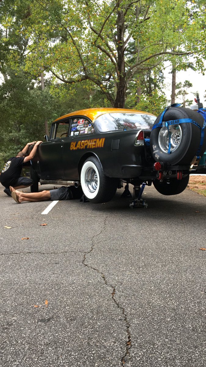 #BuiltNotBought. Follow our #HotRodDragWeek Instagram story for more from @MIKEFINNEGAN999! #Blasphemi #Hemi #HRDW2018 #BecauseRoadkill