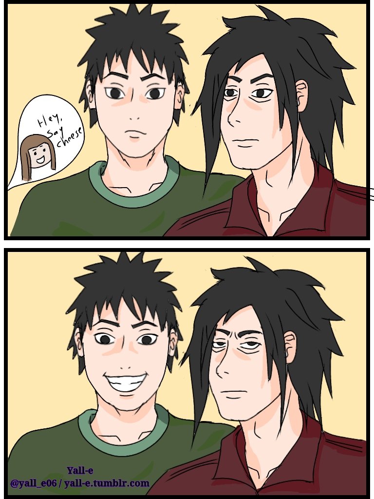 Yall E うちはオビト うちはマダラ Obito And Madara Some Time Ago I Wanted To Do This Meme But I Had Postponed It T Co 9r72dpz8t2 Twitter