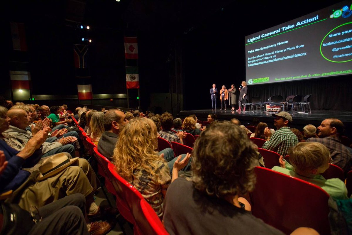 obpfilm's tweet photo. Thanks to everyone who came to see and hear Symphony for Nature and the Steiger Butte Singers and Drummers. We are honored by the heartfelt response to the film and the standing ovation for our special guests. Thanks to everyone at @GreenFilmFest @coalandicesf! #itselemental https://t.co/gsHwOjOu7l