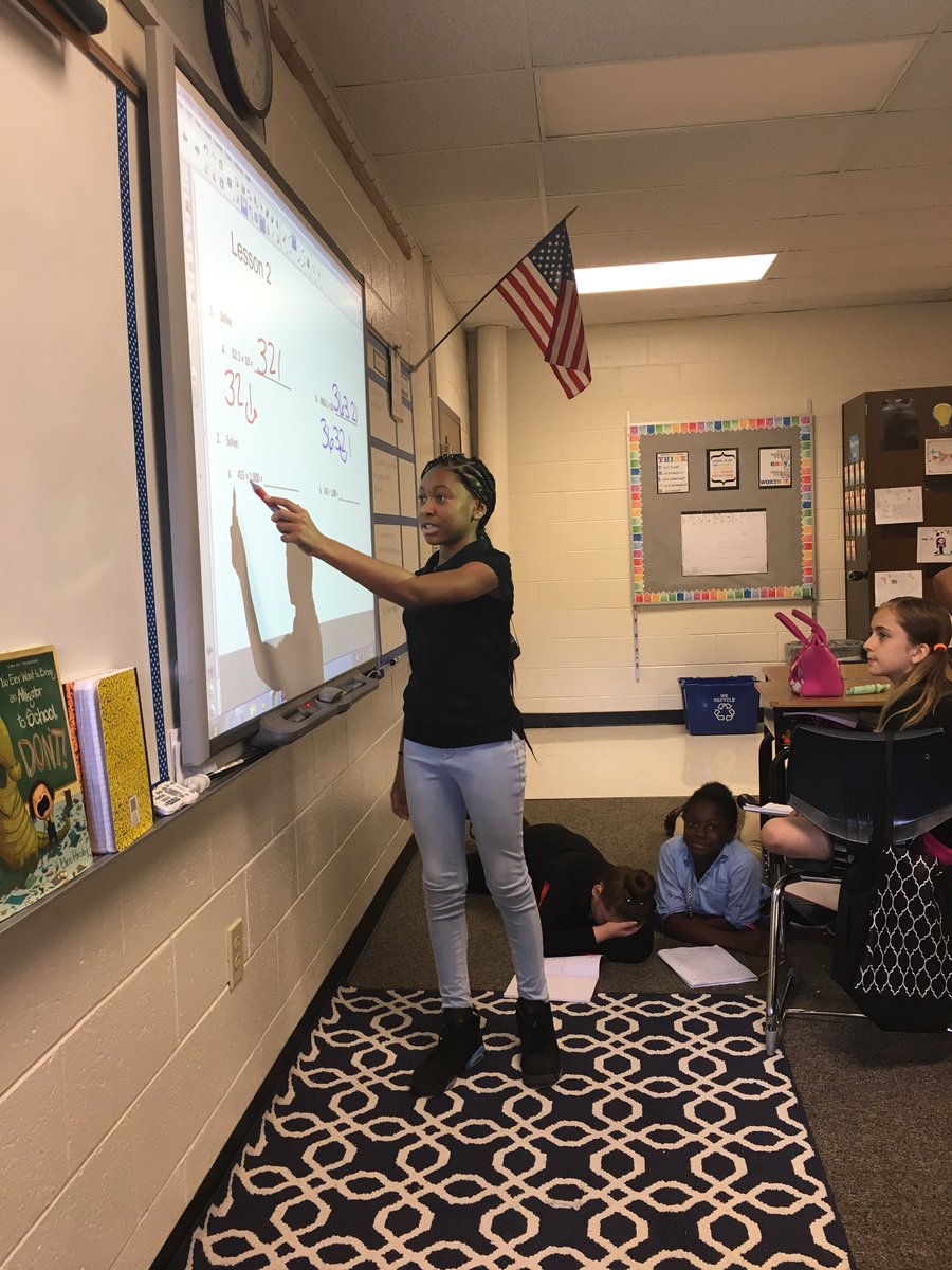 Teaching their peers during math review! <a href="/lonniebnelson/">LonnieBNelsonElem</a>