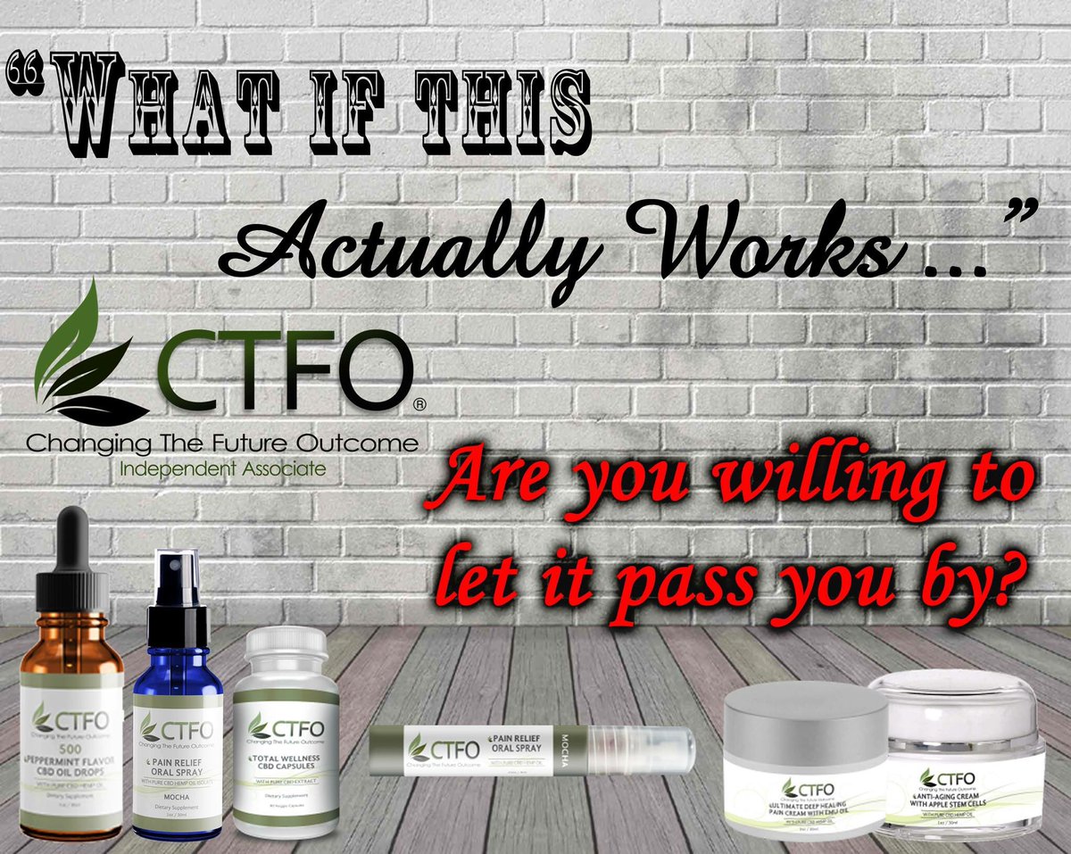 sicpuede_com's tweet photo. CTFO is the only company to offer a 60 DAY MONEY BACK GUARANTEE! That's how much they stand behind their products 💪💪
#proyectoctfo #movimientoctfo #sicpuede @ElGordoyLaFlaca https://t.co/6vu4NZqK67