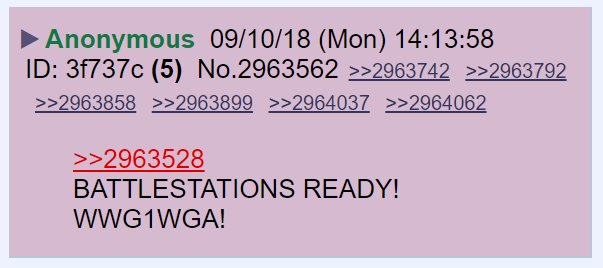 175) An anon posted this.  #Qanon WWG1WGA = Where we go one, we go all.