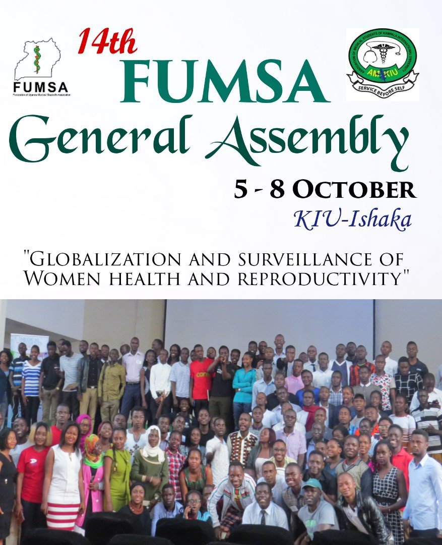 The 14th Fumsa General Assembly is here ! 5-8th October KIU Ishaka Dont miss