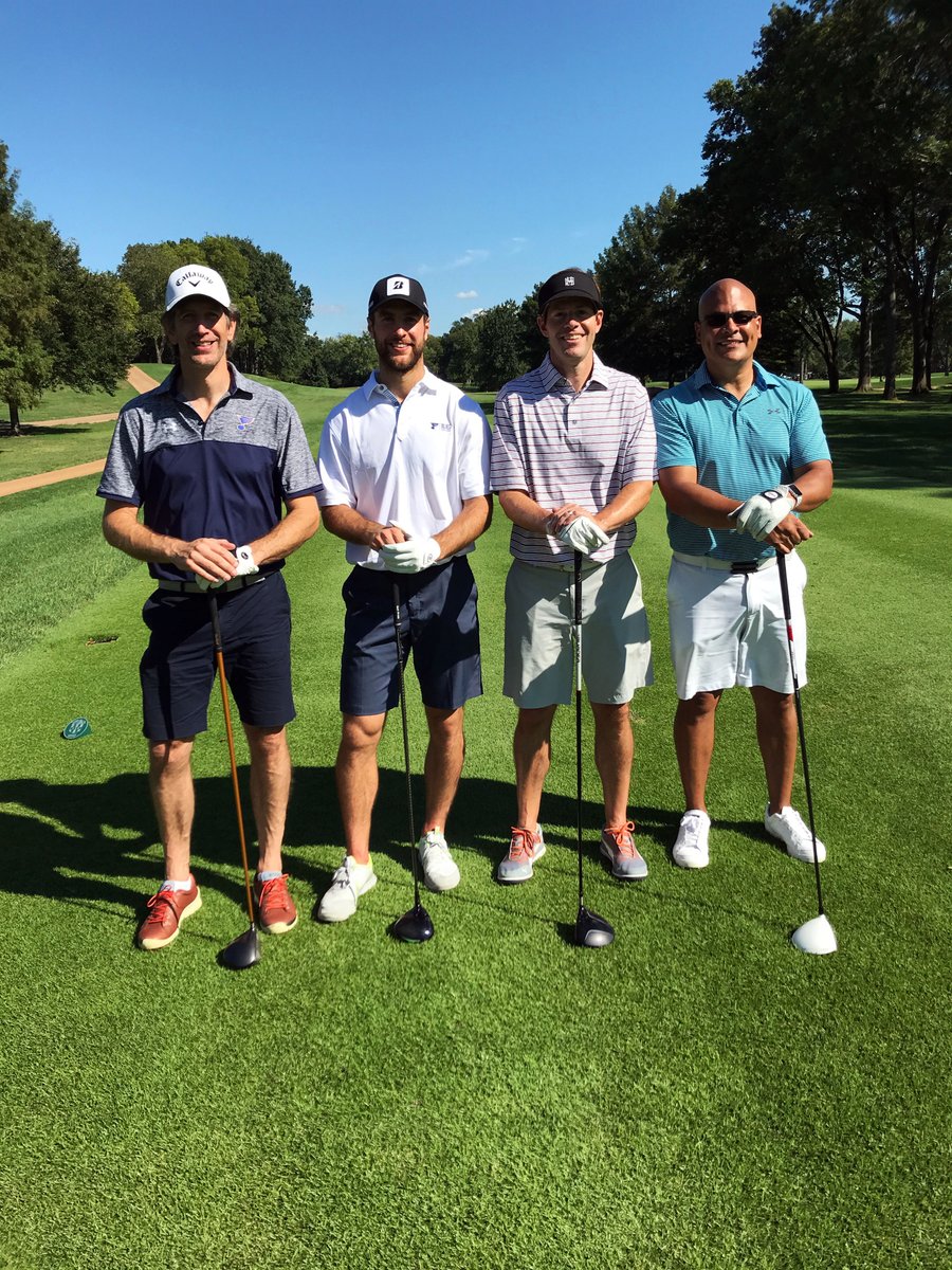 GeneratorStudio's tweet image. Today’s Blues for Kids Golf Classic, presented by @Enterprise, was a success! Co-founders Tom Proebstle + Mike Kress joined Blues Captain Alex Pietrangelo + Blues Executive Alex Rodrigo ⛳️ #stlblues #GeneratorStudio #golfforacause — at Bellerive Country Club. @StLouisBlues