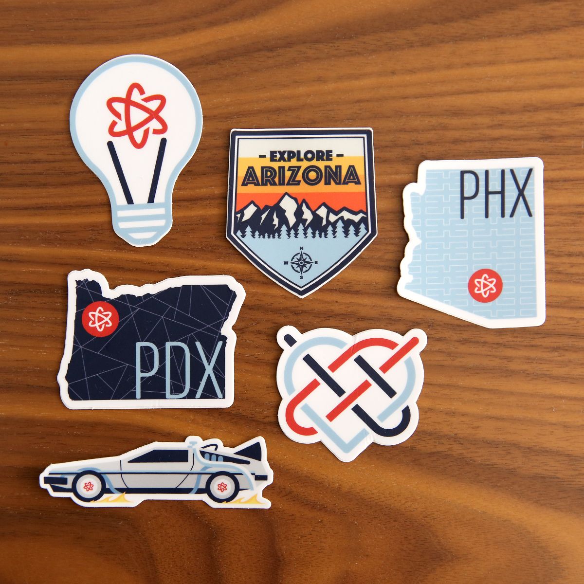 IdeasCollide's tweet photo. One of our favorite creative outlets is designing original stickers. Stop by our Arizona office, pick up a few and proudly stick them around! #phxlife #Scottsdale #creativity #azfun #agencylife #companyculture #myphx #creativeminds #branding https://t.co/M6zPbxlPFk