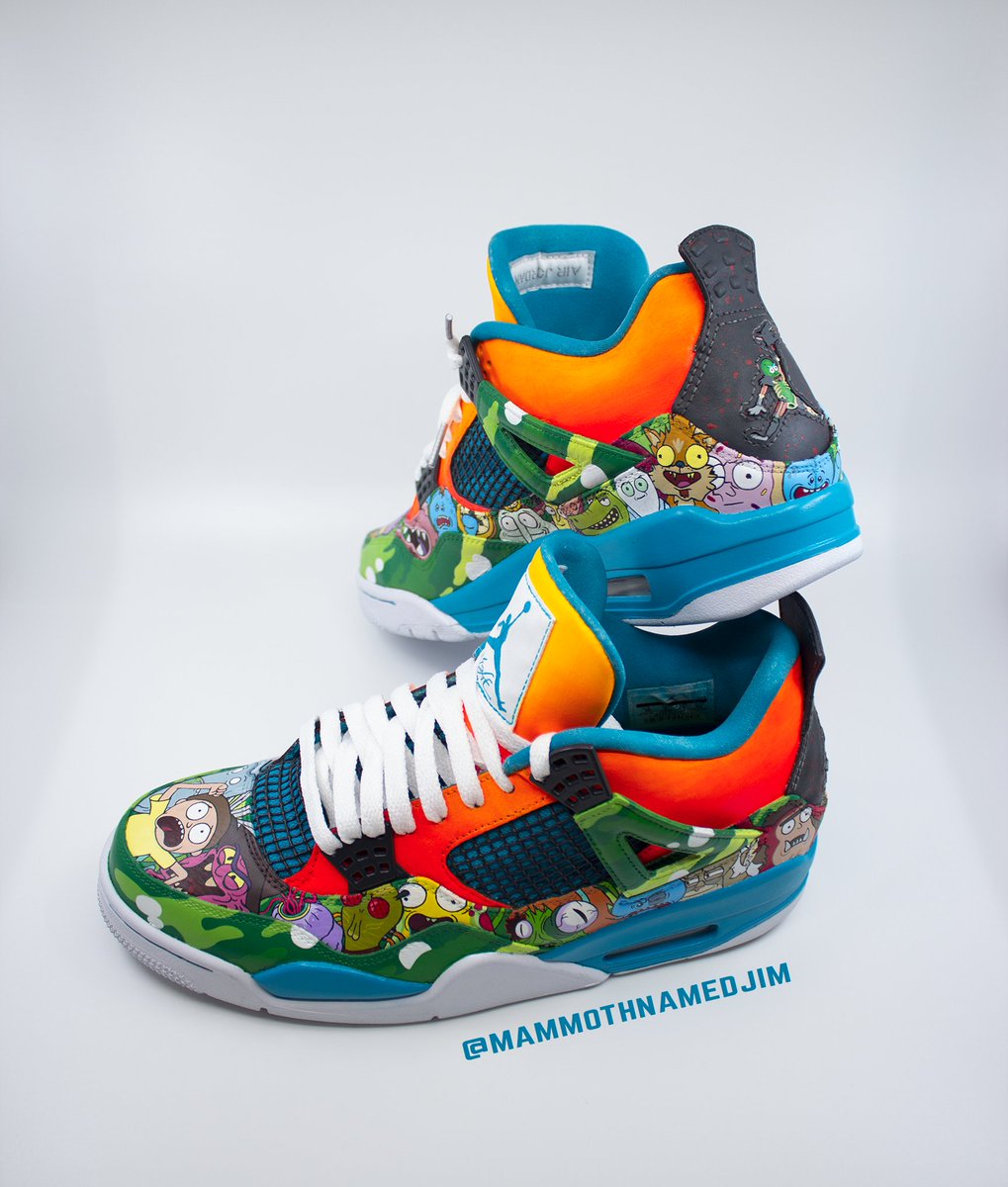 rick and morty air jordans