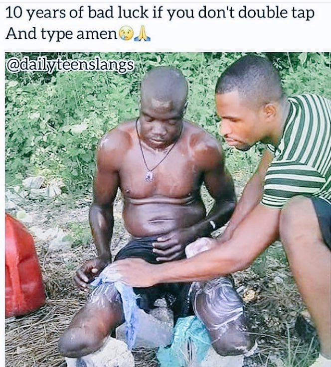 10 years of bad luck if you don’t retweet this type amen