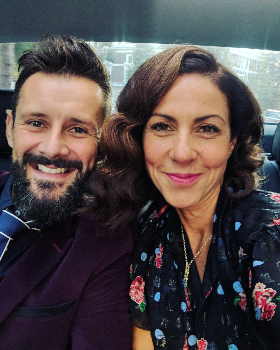 I'm up! And look who I found to keep me company. @maxreestore  and I off to @tvchoicemagazine awards. Whoop whoop. #tv #10kHolidayHome #redcarpet #betterwithfriends