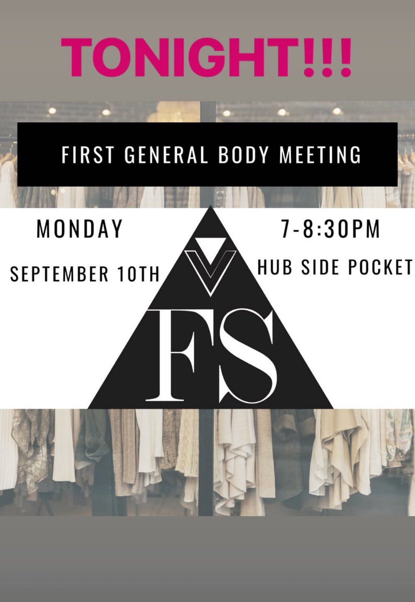 Join us tonight in the Hub at 7:00 pm !