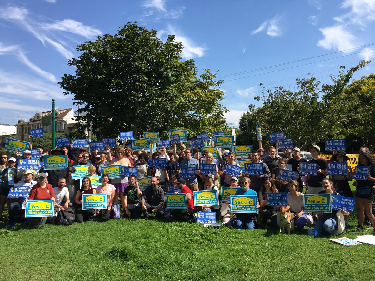OurHomeSF's tweet image. We had an AMAZING D5 Mobilization yesterday! Thank you to everyone who came out to spread the word about Prop C! #YESonC #PeoplePower