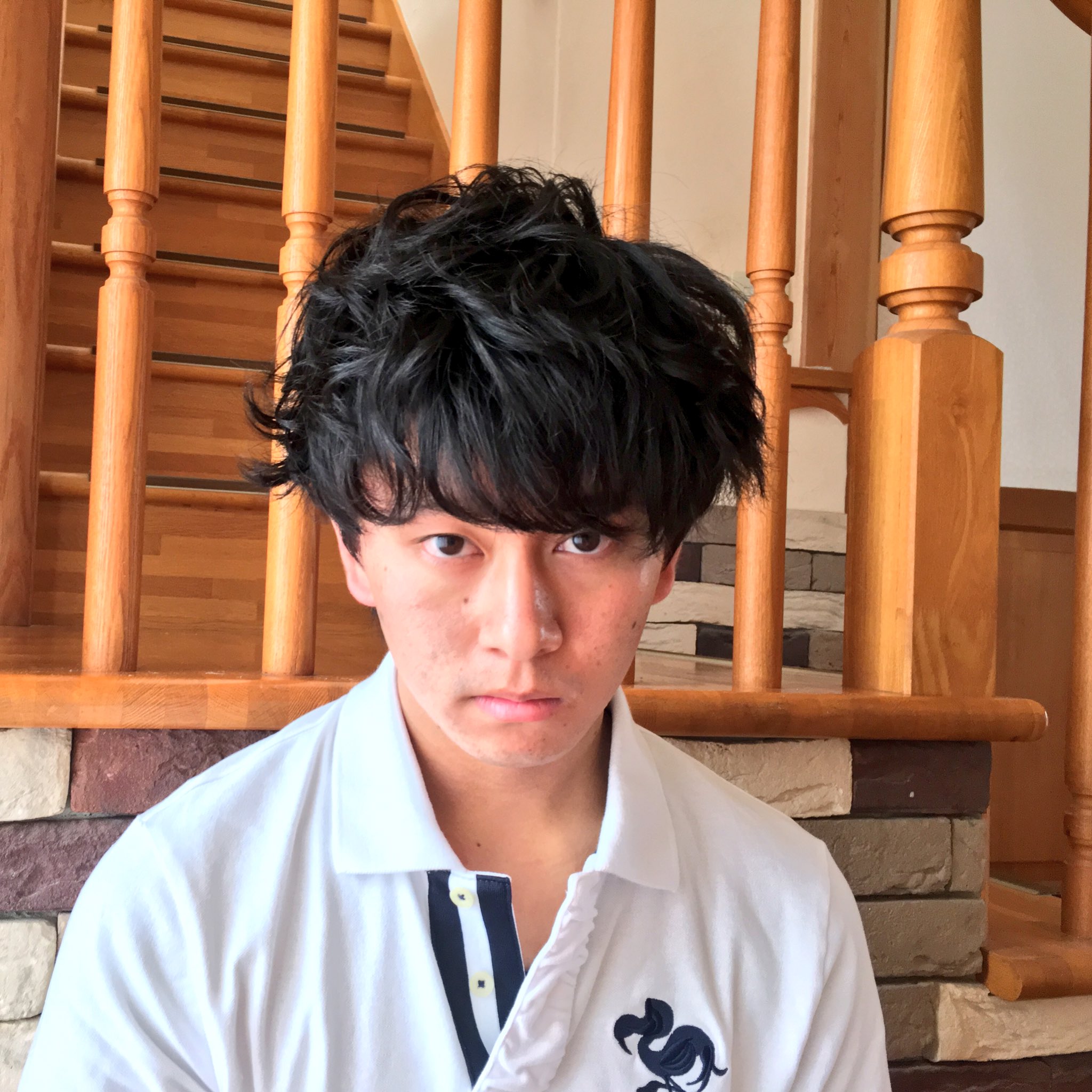 高橋 海仁 Kaito Takahashi ラフマッシュショート 長く重めのマッシュベースからコテでランダムのカールをプラス 無造作な動きが加味され ラフさを演出 ヘア Hair ヘアスタイル Hairstyle Mens メンズヘア メンズ