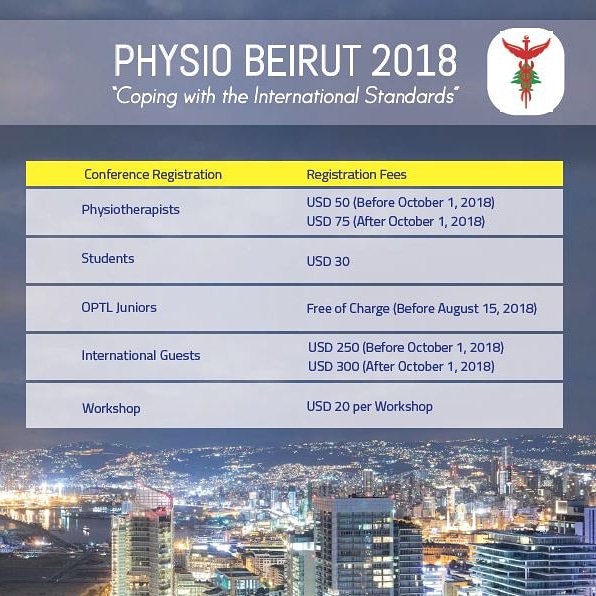 Order of Physiotherapists in Lebanon 🇱🇧 tweet media