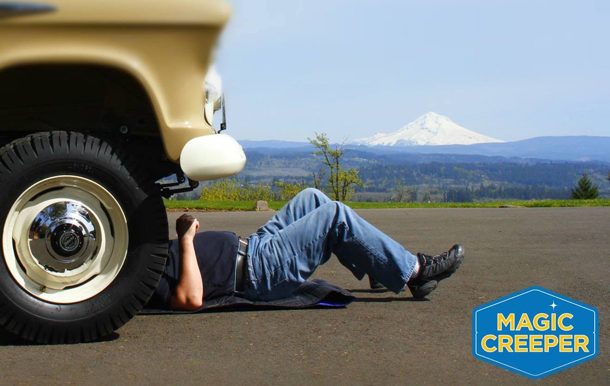 Permatex's tweet photo. Have you heard of @TheMagicCreeper? It’s considered one of the most versatile creepers available! Watch https://t.co/8a9v1R8ieN and let us know your thoughts below. #creeper #magiccreeper #carmaintenance #car #repair #carrepair #permatex #mechanic https://t.co/coPsCNKJkr