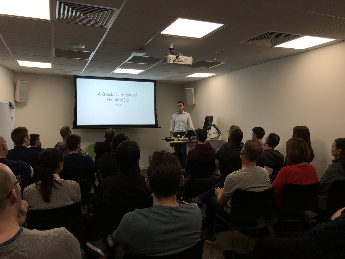 hullstack's tweet image. Up first is Chris Lumb with an intro to DynamoDB #codepenhull