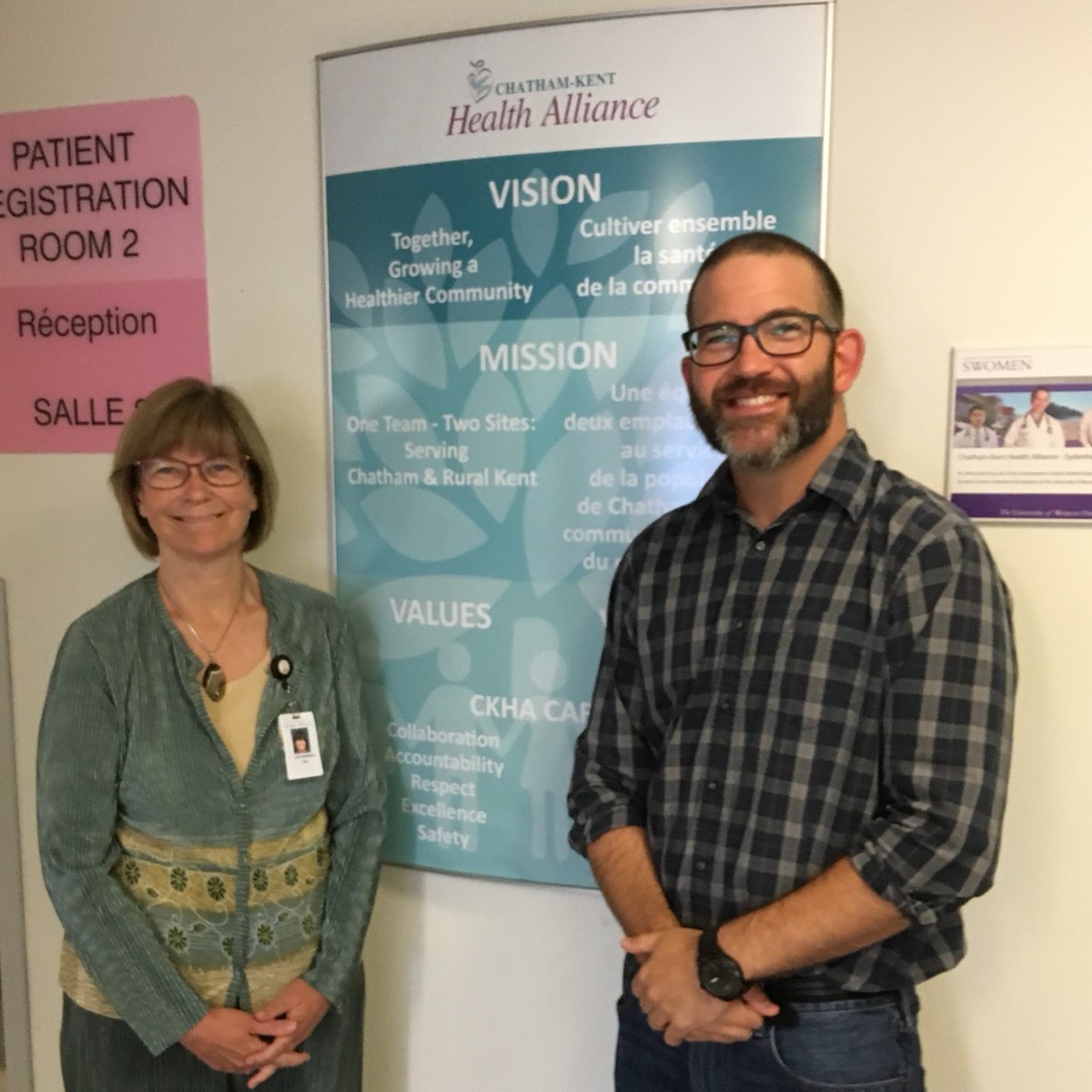 Aaron__Hall's tweet image. Met today with @LoriBMarshall &amp;amp; @fanvav at our hospital. Great tour &amp;amp; I heard more about @ckhamedia's SDH re-development plans. We chatted about creating a positive working relationship, if I'm given the privilege to represent #Wallaceburg on @MunicCK Council🗳️🏥#Project627