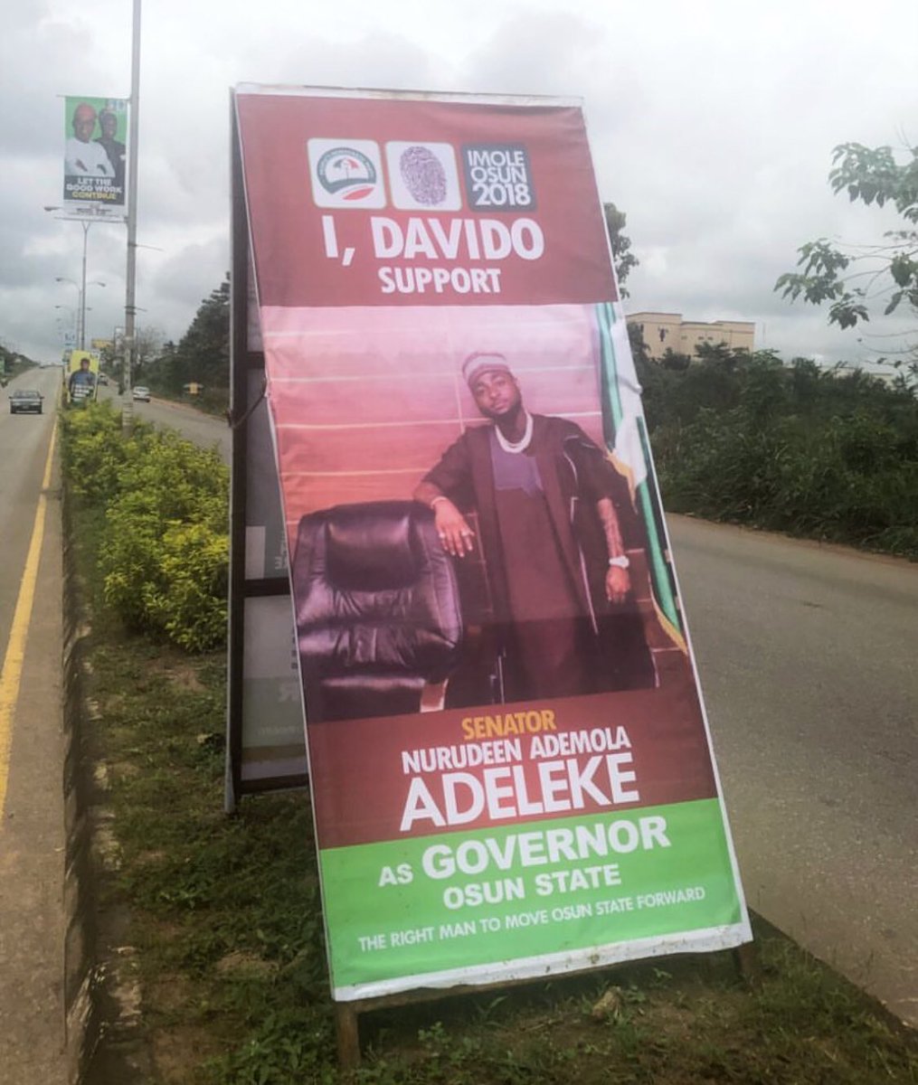 davido's tweet photo. OSUN THIS WEEKEND!!!! 🇳🇬🇳🇬🌍🌍 ! IMOLE DE !! https://t.co/kzyJAxAGIh