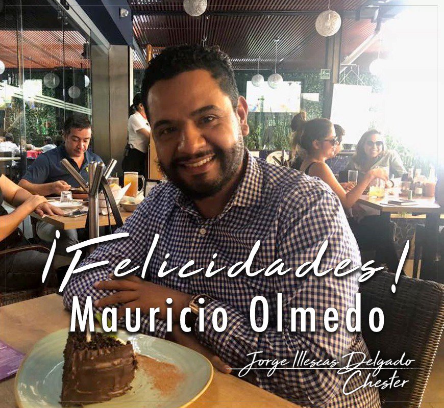 jorgeillescasd's tweet photo. Feliz cumpleaños @mauolmedo, recibe un fuerte abrazo y mis mejores deseos en este día especial, que Dios te conceda salud y prosperidad hoy y siempre. https://t.co/G0T5dEYr4g