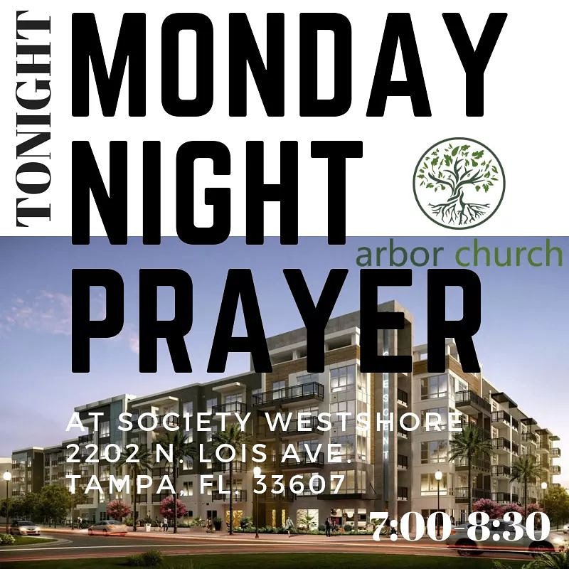 ArborChurch's tweet photo. It's the second Monday of the month, which means that our weekly prayer gathering is @societywestshore tonight from 7-8:30. Park in one of the large parking lots between Society and the restaurants and follow the Arbor signs! All are welcome! https://t.co/jYAnoUu0JZ