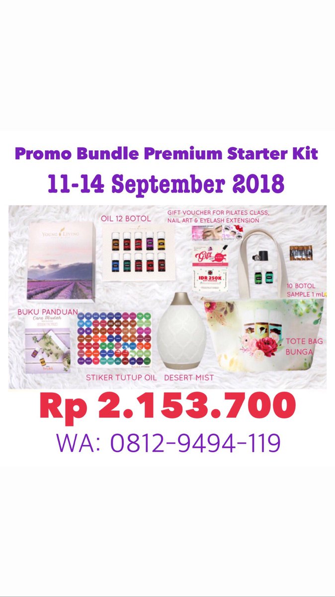 rievees's tweet image. Promo Premium Starter Kit jadi Rp 2.153.700!! Bonus bundle pula dari @Naturaharmony. Kapan lagi semurah ini tapi dapet banyak?? WA 08129494119 sekarang
