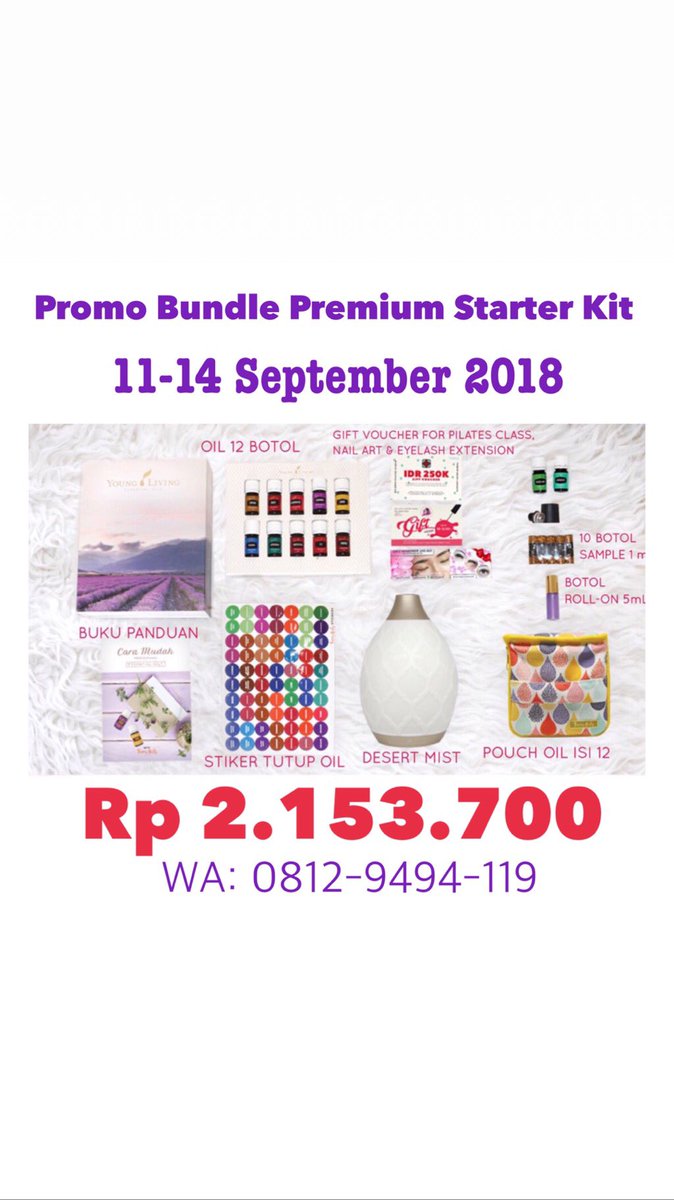 rievees's tweet image. Promo Premium Starter Kit jadi Rp 2.153.700!! Bonus bundle pula dari @Naturaharmony. Kapan lagi semurah ini tapi dapet banyak?? WA 08129494119 sekarang