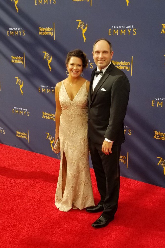 michaeldsimonMX's tweet photo. Had an amazing time at the 2018 @TheEmmys with #OUAT collaborators @markisham and @cindyoconnor!!  Also big congrats to @Djawadi_Ramin for his win for GoT.  Seriously love his music and so honored to have been in the category with him! https://t.co/oF6Ynwgaor
