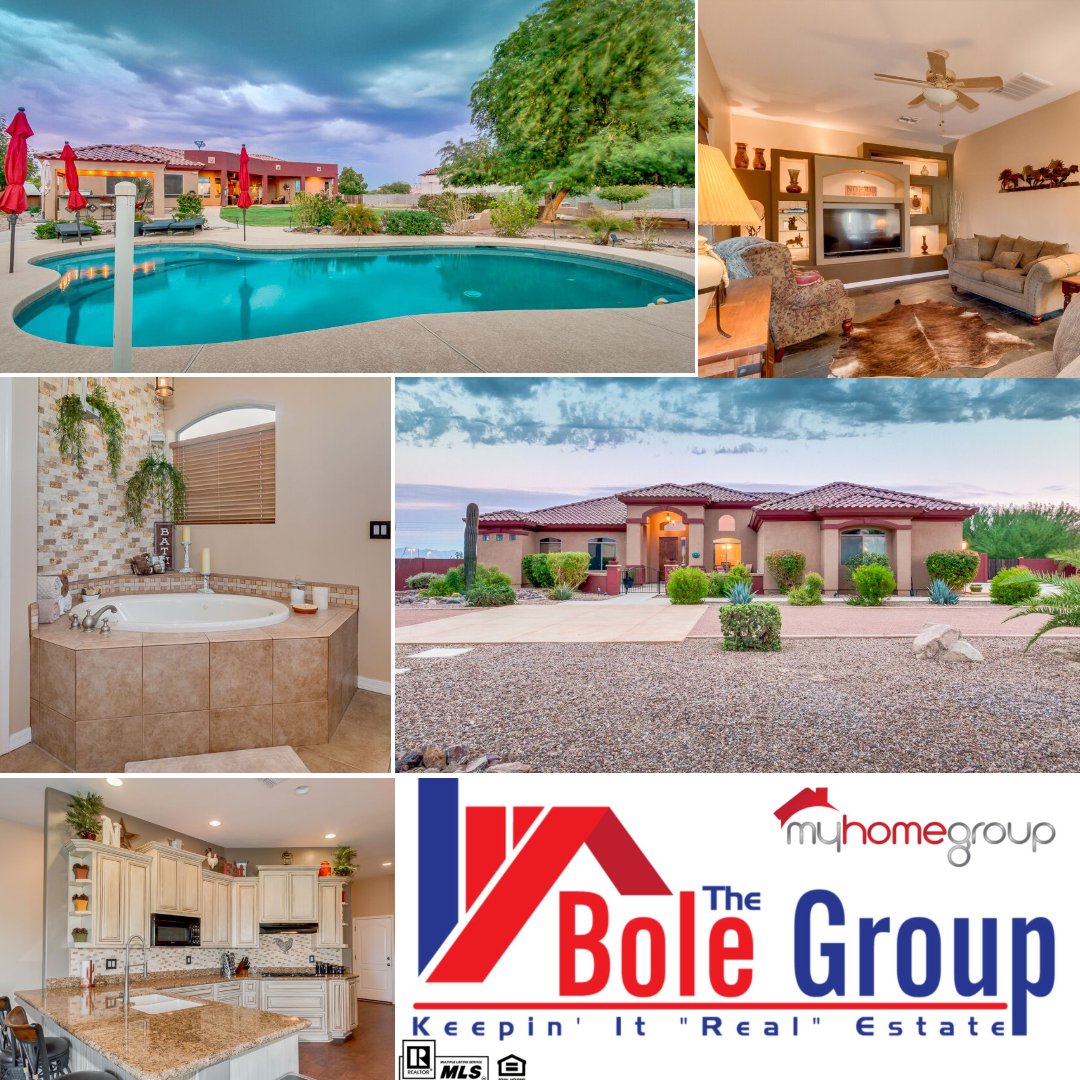 Magnificent 4 bed/4 bath home in Litchfield Park. Kitchen w/granite counters, double ovens, gas cooktop, and gorgeous custom farmhouse style stained cabinetry.  Master w/jetted tub &amp; walk-in closet. Check out some of our other awesome listing in the area!
bit.ly/2MKGSqZ