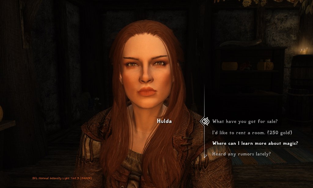 skyrim se face light skyrim se face light