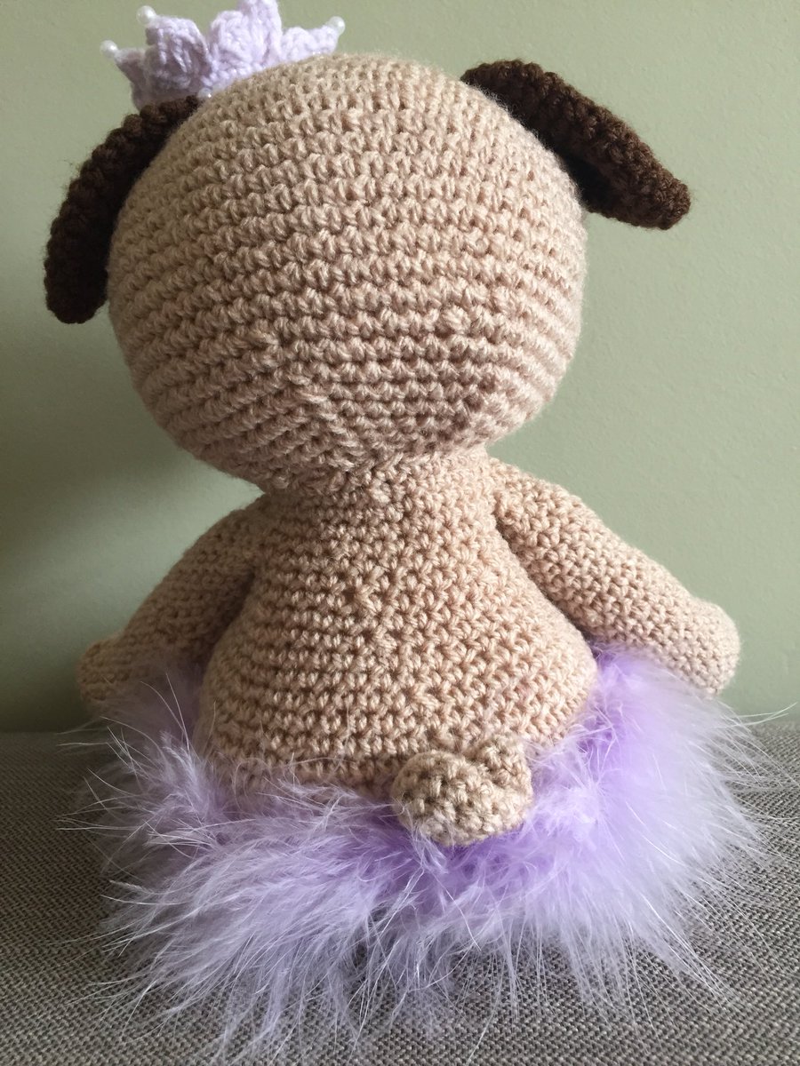 This is Poppy pug who was an order with her sisters Zoe unicorn and Zara zebra.