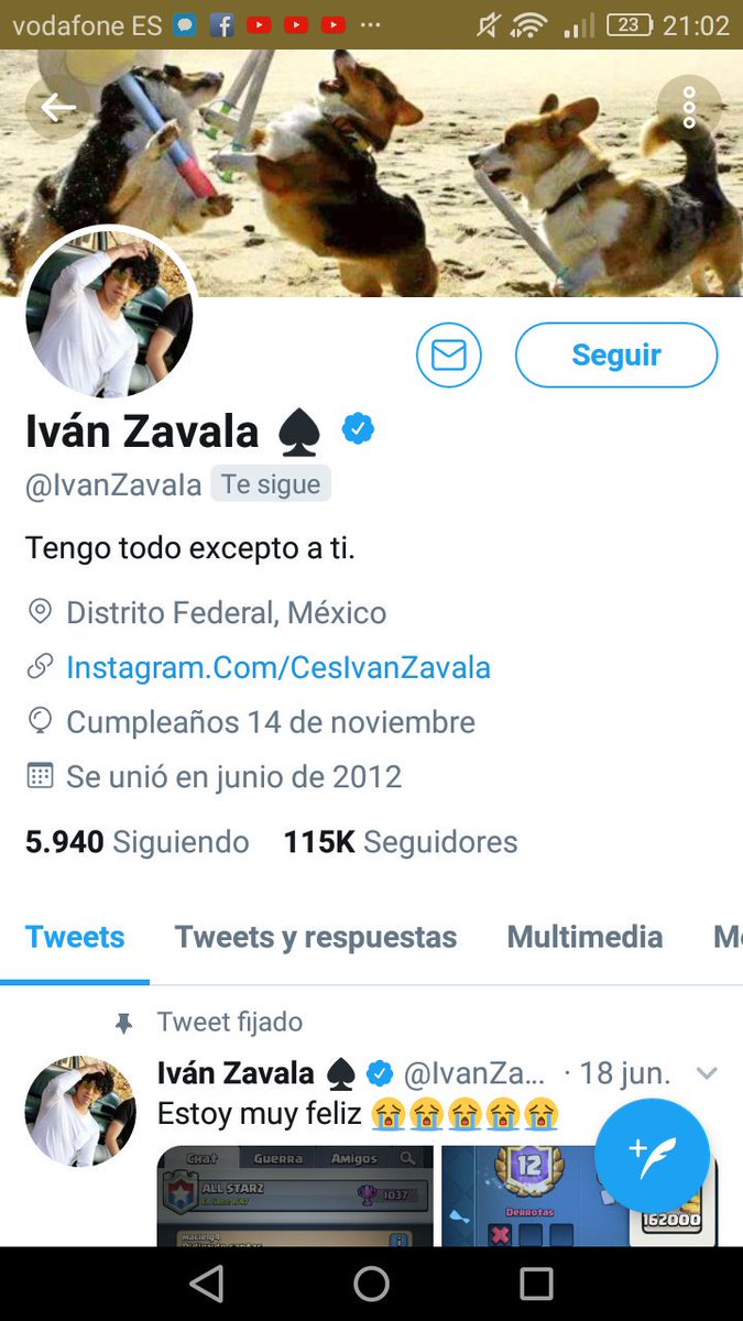 daniplayer__'s tweet image. Gracias por seguirme @IvanZavaIa