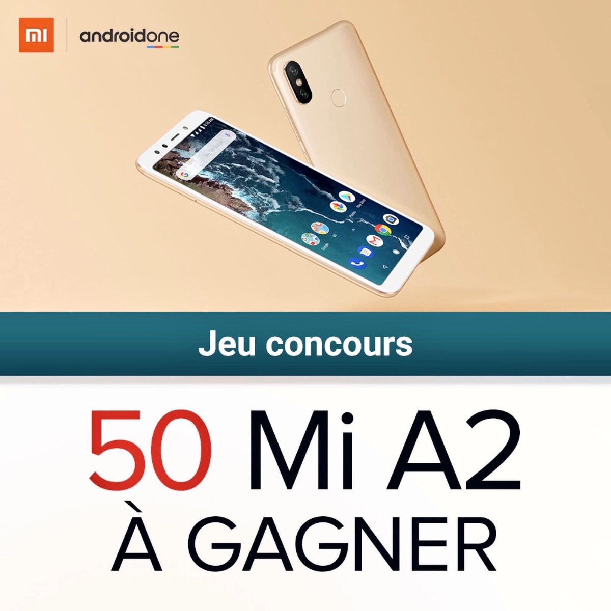 MrLEV12's tweet photo. Salut les potes ! Un petit concours @xiaomi_france
50 Smartphones 📱Mi A2 à gagner 👀
Pour tenter de gagner go RT et FOLLOW et participez au Quizz juste ici ➡️ https://t.co/ssONoi5XSr
#Xiaomi #ObjectifMia2 https://t.co/QukTje11wQ