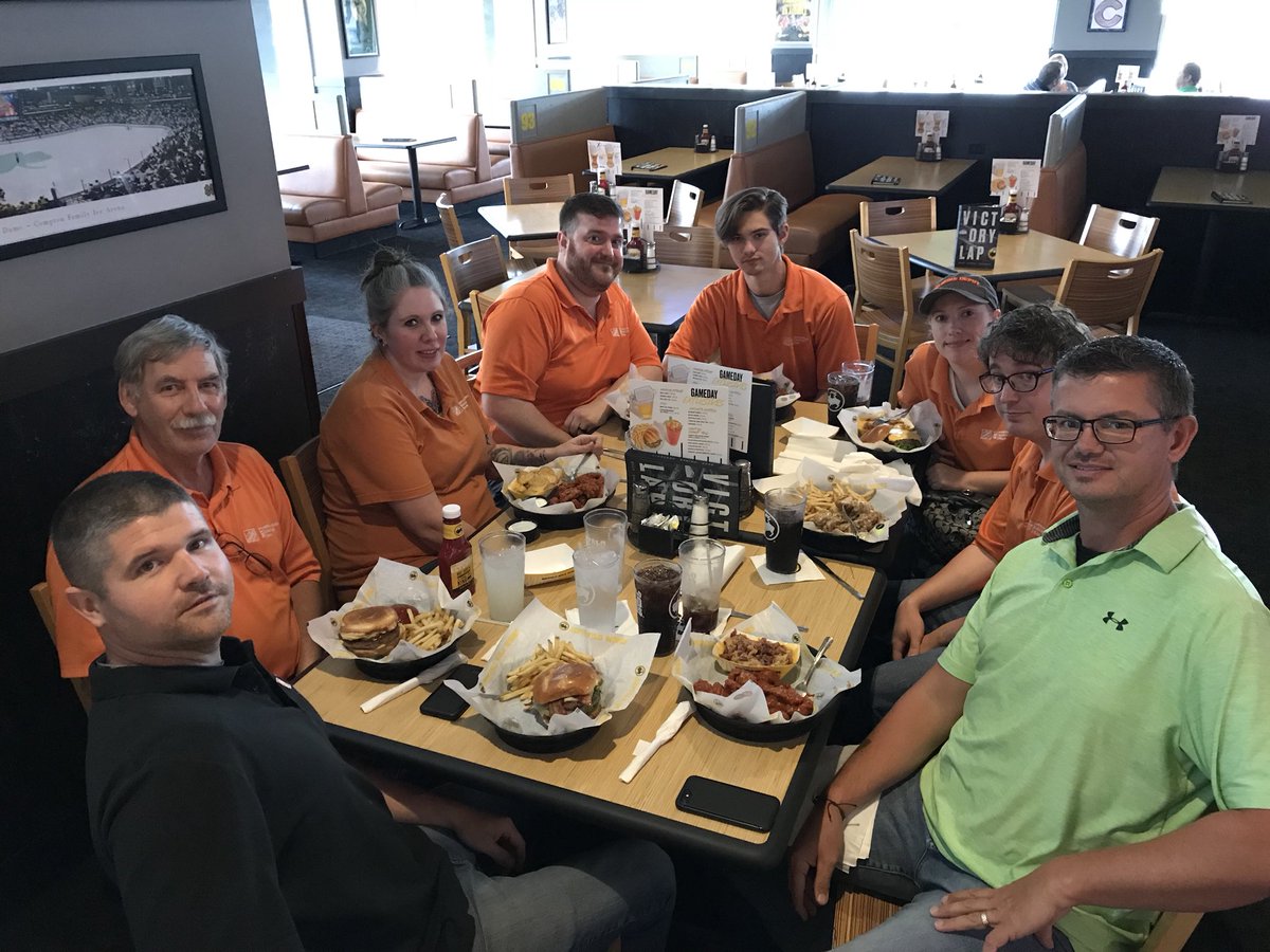 Great lunch with our MET team. Thank you for all you do.  <a href="/bobsaniga/">Bob Saniga</a>  <a href="/troyer_paige/">Paige Troyer</a> <a href="/sutherlandfm/">Frank Sutherland</a>