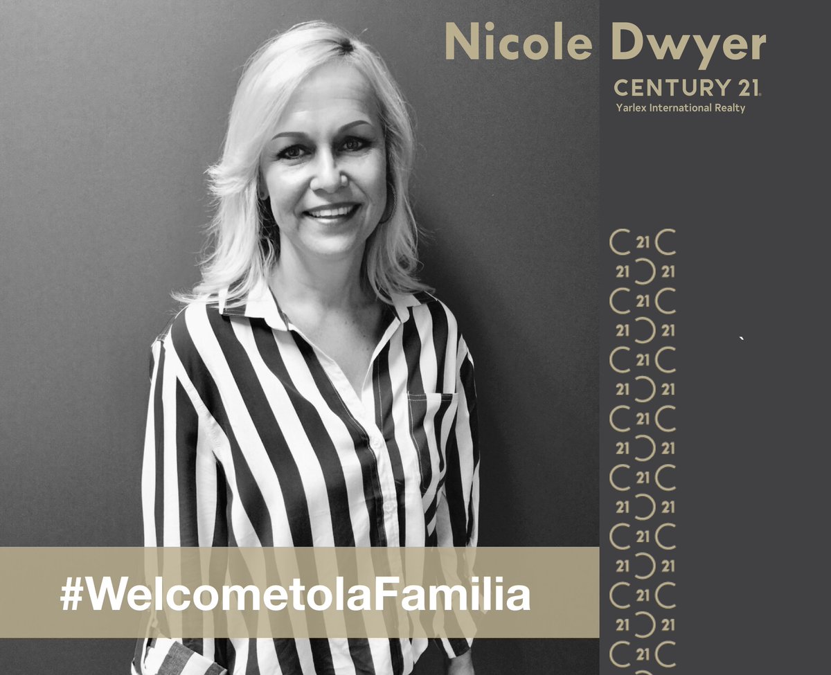 Century21Yarlex's tweet image. Welcome Nicole Dwyer!!!👏👏👏
#Century21 #Century21Yarlex #RelentlessAgents